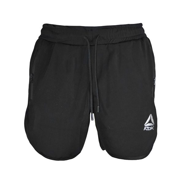 شلوارک ورزشی مردانه ریباک Reebok جیب زیپ مشکی
