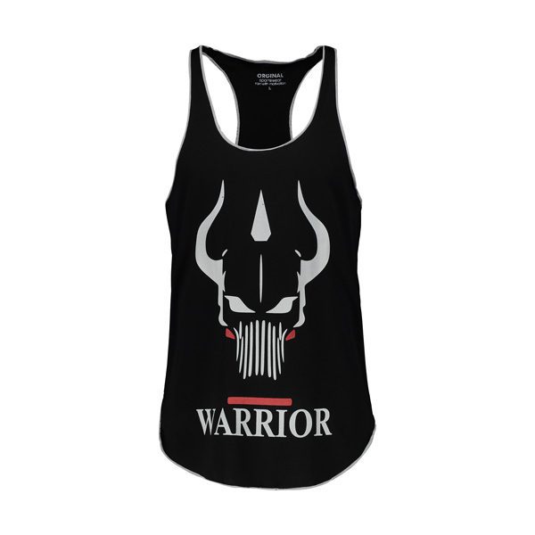 رکابی بدنسازی مردانه  WARRIOR مدل لانگ P مشکی