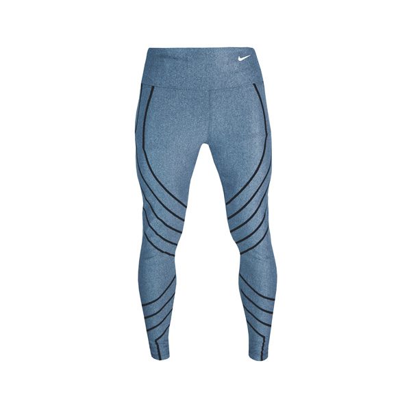 لگ ورزشی زنانه نایک NIKE طرح خط دار آبی