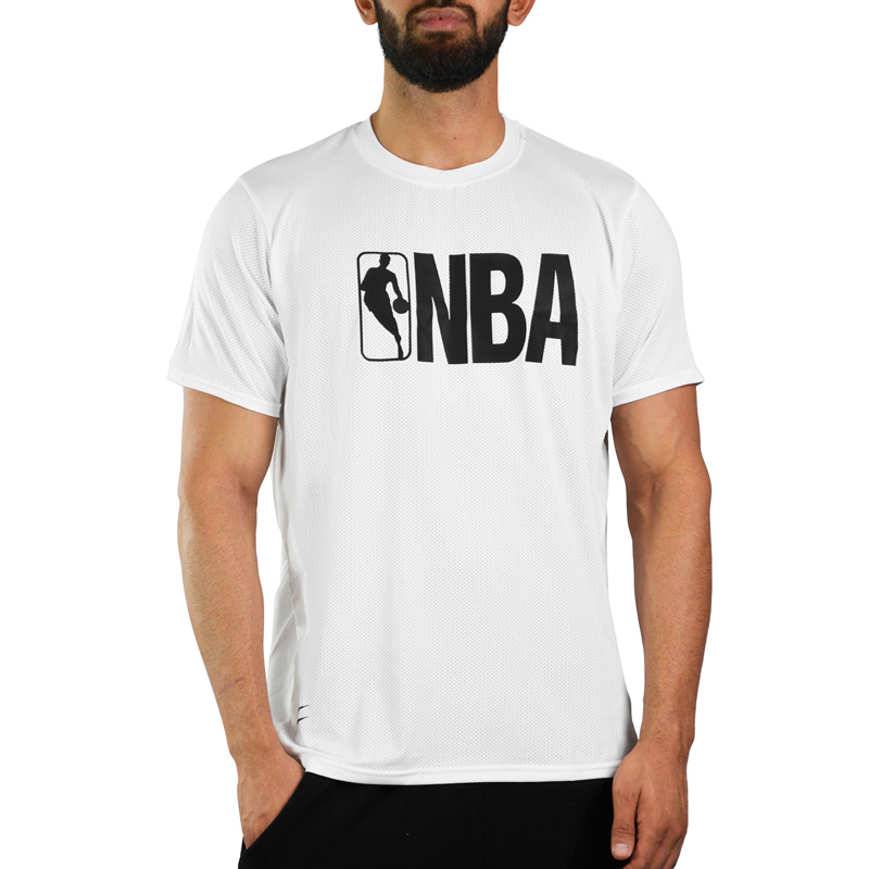 تیشرت ورزشی مردانه ان بی ای مدل MuB- NBA 2141 سفید