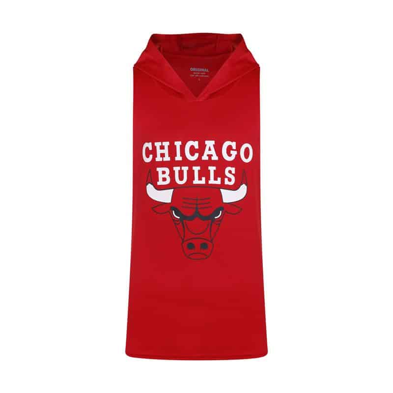 رکابی کلاهدار ورزشی مردانه شیکاگو بولز مدل PY-Bulls 1408 قرمز