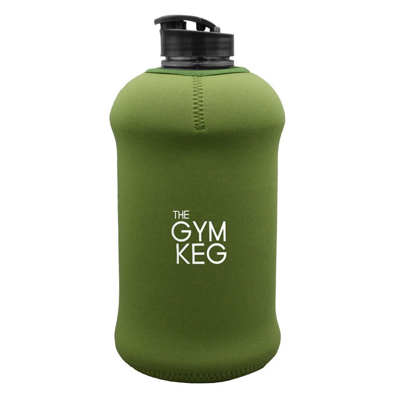 جاگ واتر جیم کگ کاور سبز مدل The Gym Keg شفاف ظرفیت 2.2 لیتر
