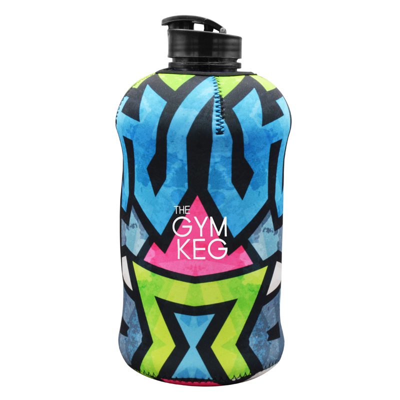 جاگ واتر جیم کگ مدل کاور رنگی The Gym Keg شفاف ظرفیت 2.2 لیتر