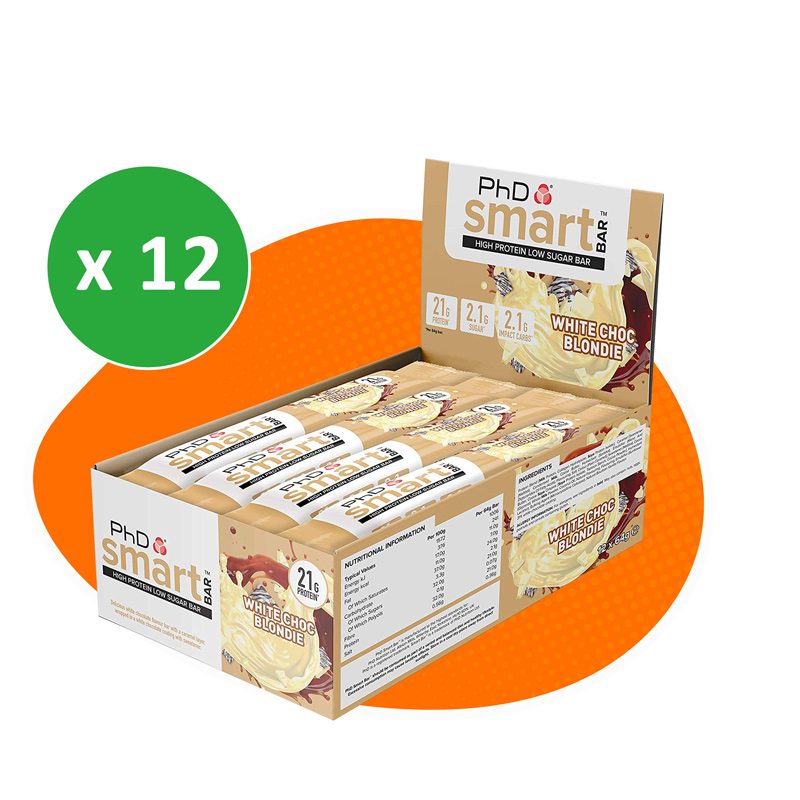 پکیج شکلات پروتئین بار پی اچ دی مدل اسمارت شیری 64 گرمی بسته 12 عددی