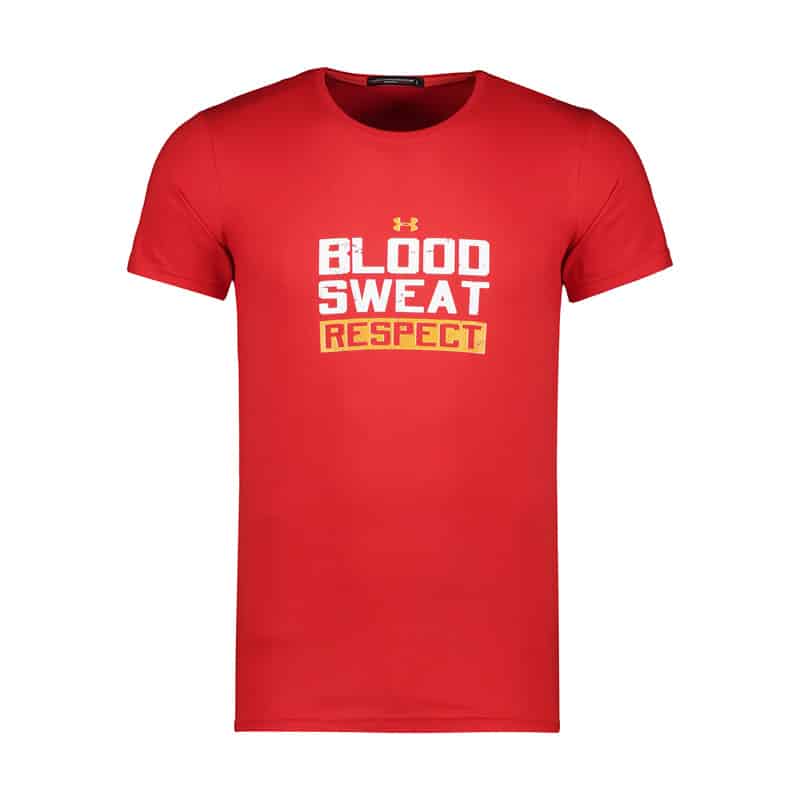 تیشرت ورزشی مردانه آندر آرمور مدل HS-Blood Sweat 2A955 قرمز