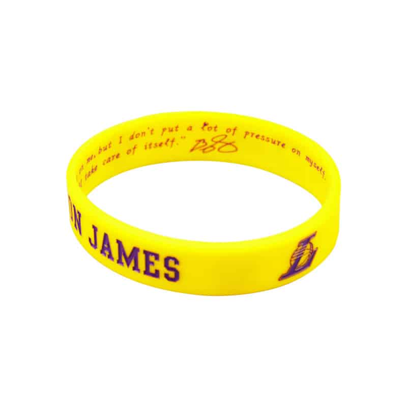 دستبند ورزشی سیلیکونی لبرن جیمز مدل GM-Lakers 062150