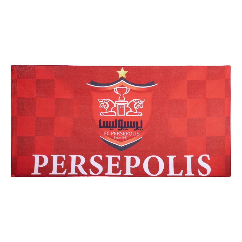 حوله ورزشی پرسپولیس مدل IMP-402M1220 ابعاد 141 در 71 سانتی متر