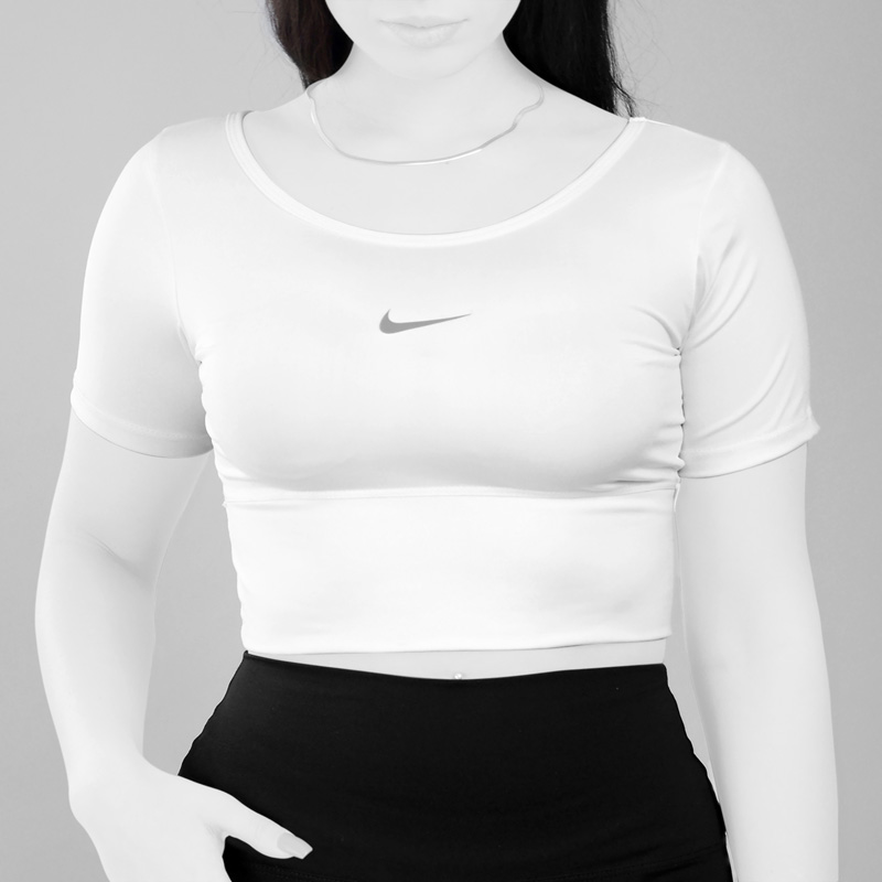 نیم تنه ورزشی زنانه نایک مدل KRS-Dri Fit-2B1796 سفید