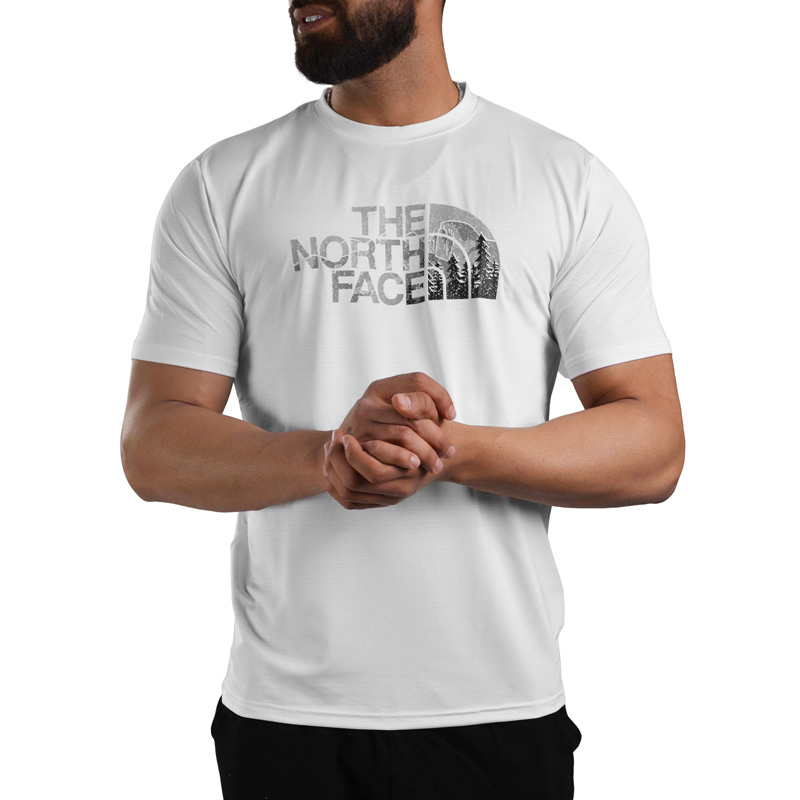 تیشرت ورزشی مردانه مدل North-612 سفید