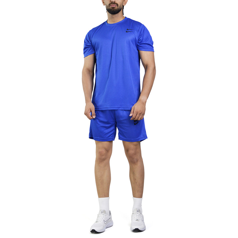 ست تیشرت و شلوارک ورزشی مردانه نایک مدل DS-2B2031 آبی