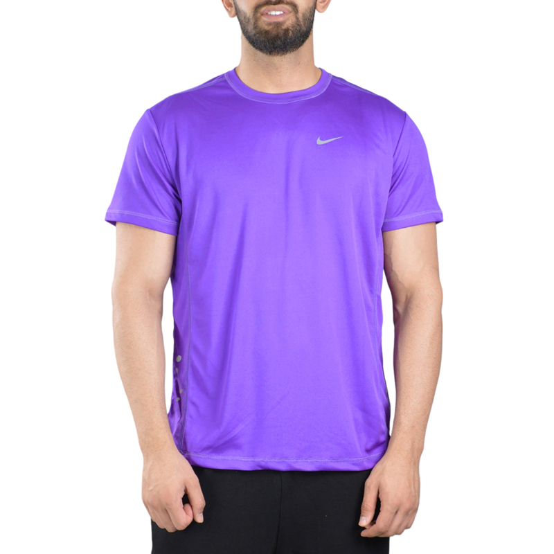 تیشرت ورزشی مردانه نایک مدل VHD-DRI FIT-3C287 بنفش