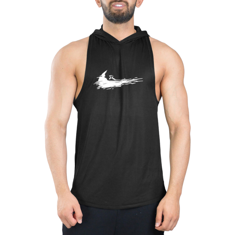 رکابی کلاهدار ورزشی مردانه نایک مدل VHD-DRI FIT-3C297 مشکی