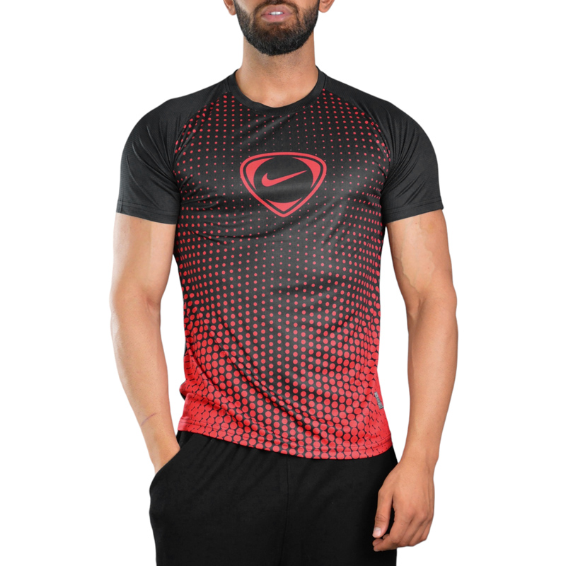 تیشرت ورزشی مردانه نایک مدل Dri Fit-7017 قرمز
