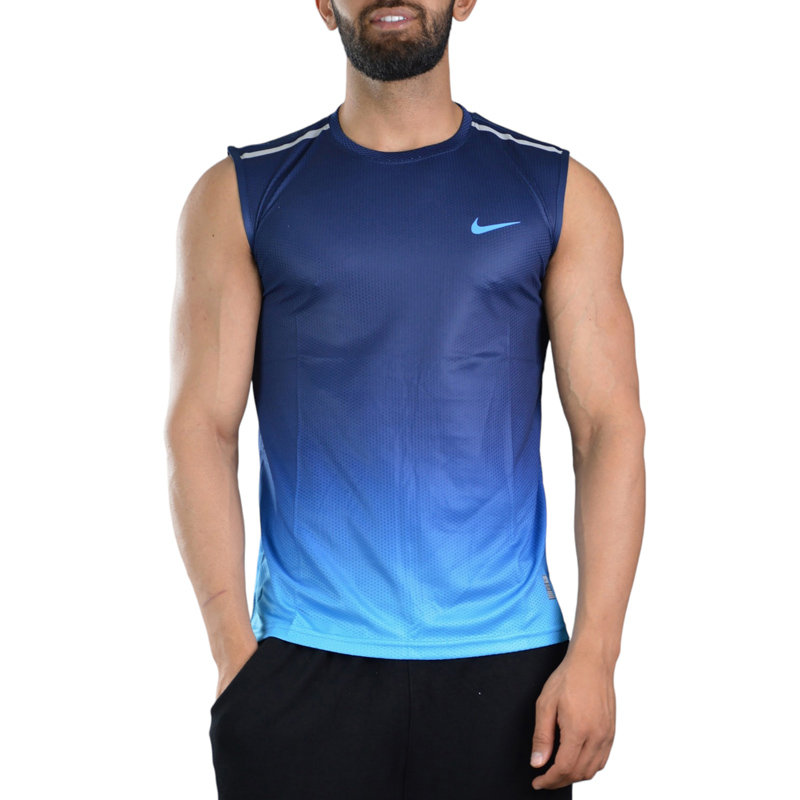 رکابی ورزشی مردانه نایک مدل Dri Fit-V6987 آبی