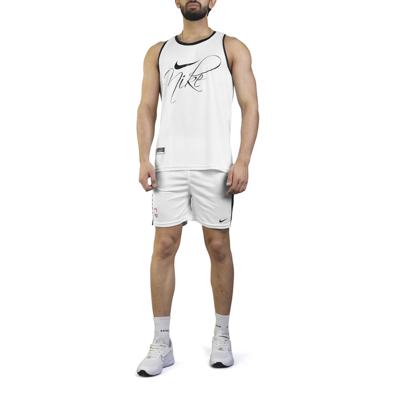 ست رکابی و شلوارک ورزشی مردانه نایک مدل PY-NBA-3P1742 سفید