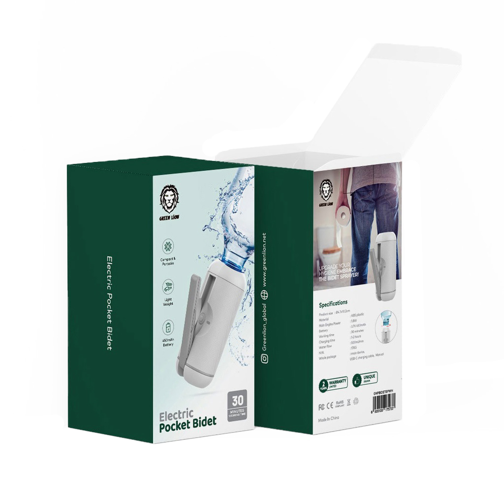بیده جیبی گرین لاین مدل Electric Pocket Bidet برقی 450 میلی آمپر (7)