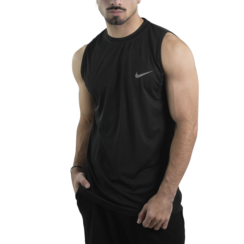 رکابی ورزشی مردانه نایک مدل GMS-Dri Fit-4K0938 مشکی