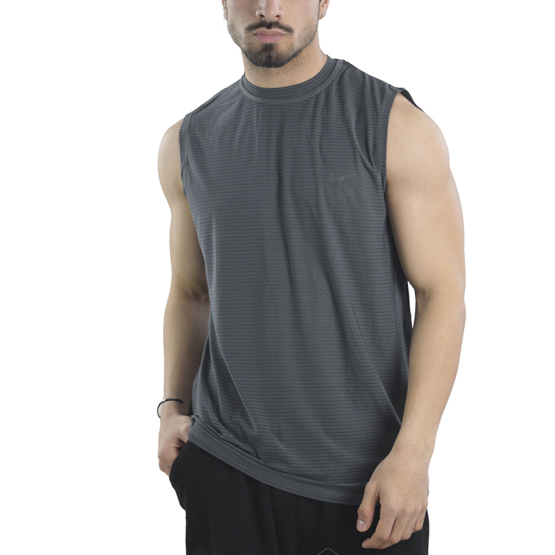 رکابی ورزشی مردانه نایک مدل VHD-Dri Fit-4K0993 طوسی تیره